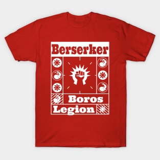 Boros Legion | Berserker | MTG Guild White on Red Design T-Shirt